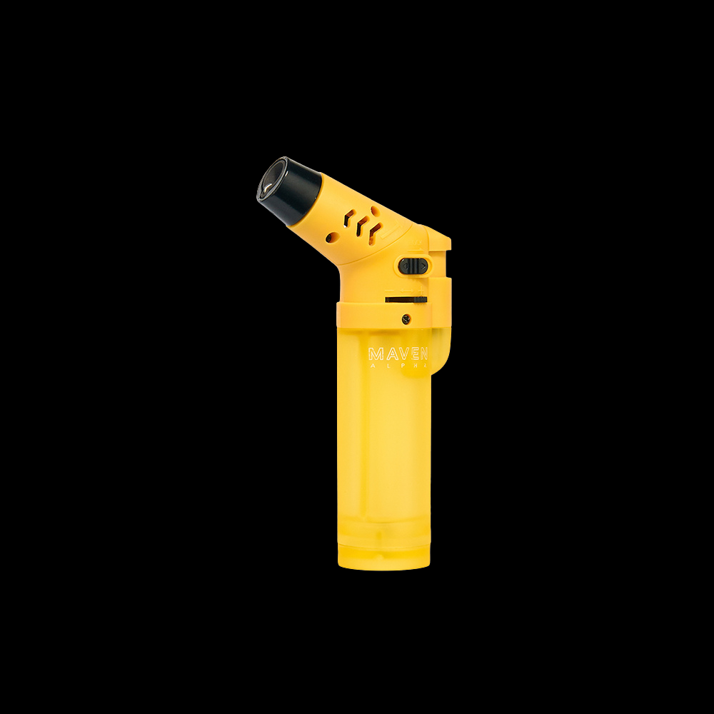 Maven Alpha+ Transparent torch lighter in yellow